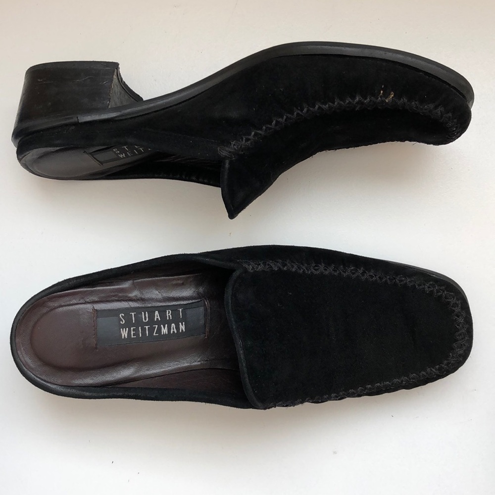 Stuart Weitzman Suede Slide - image 1